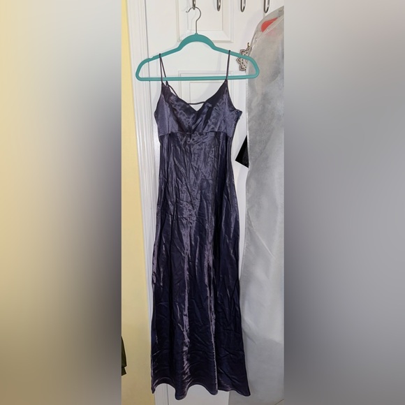VINTAGE Niki by Niki Lavis Purple Formal Dress - Picture 1 of 6